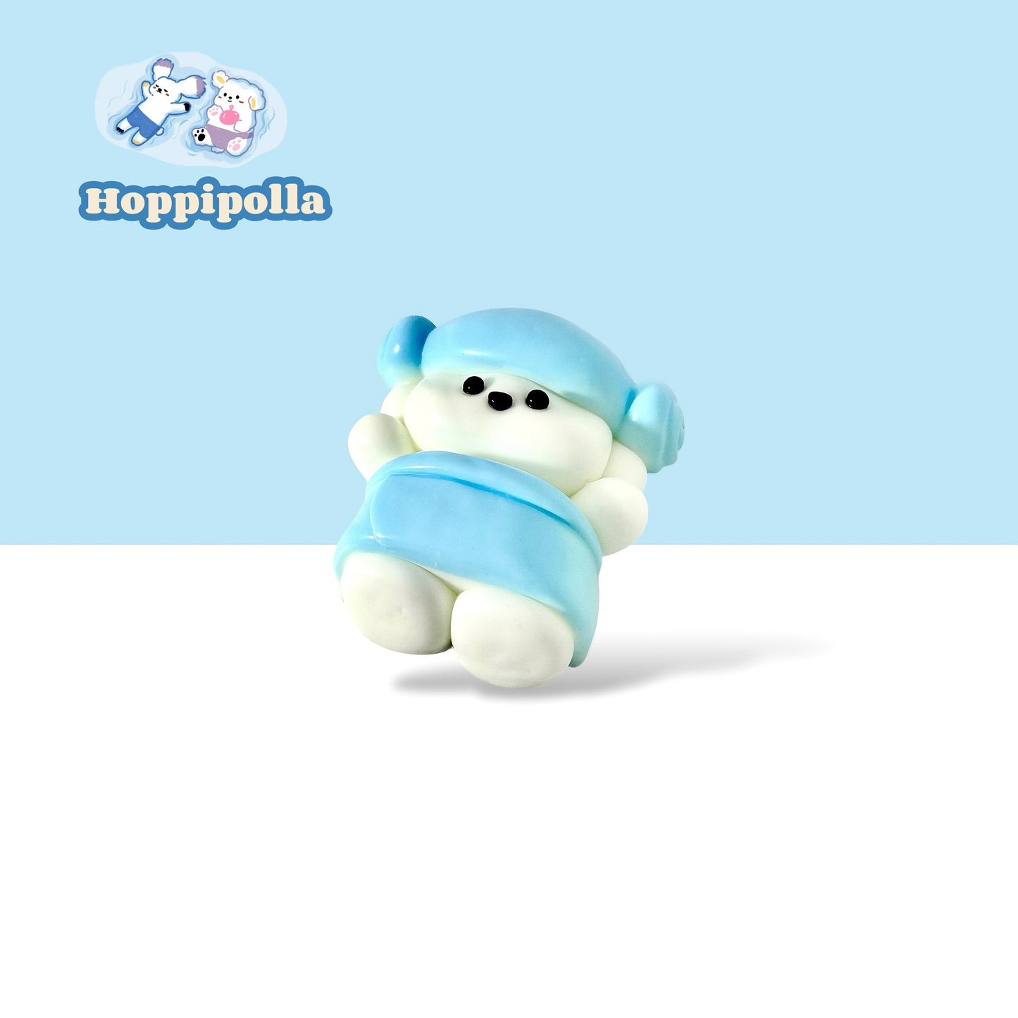 Blue tower puppy squishy-Hoppipolla