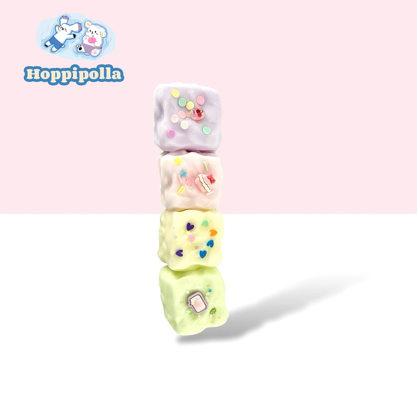 Cream cubes squishy toy-Hoppipolla