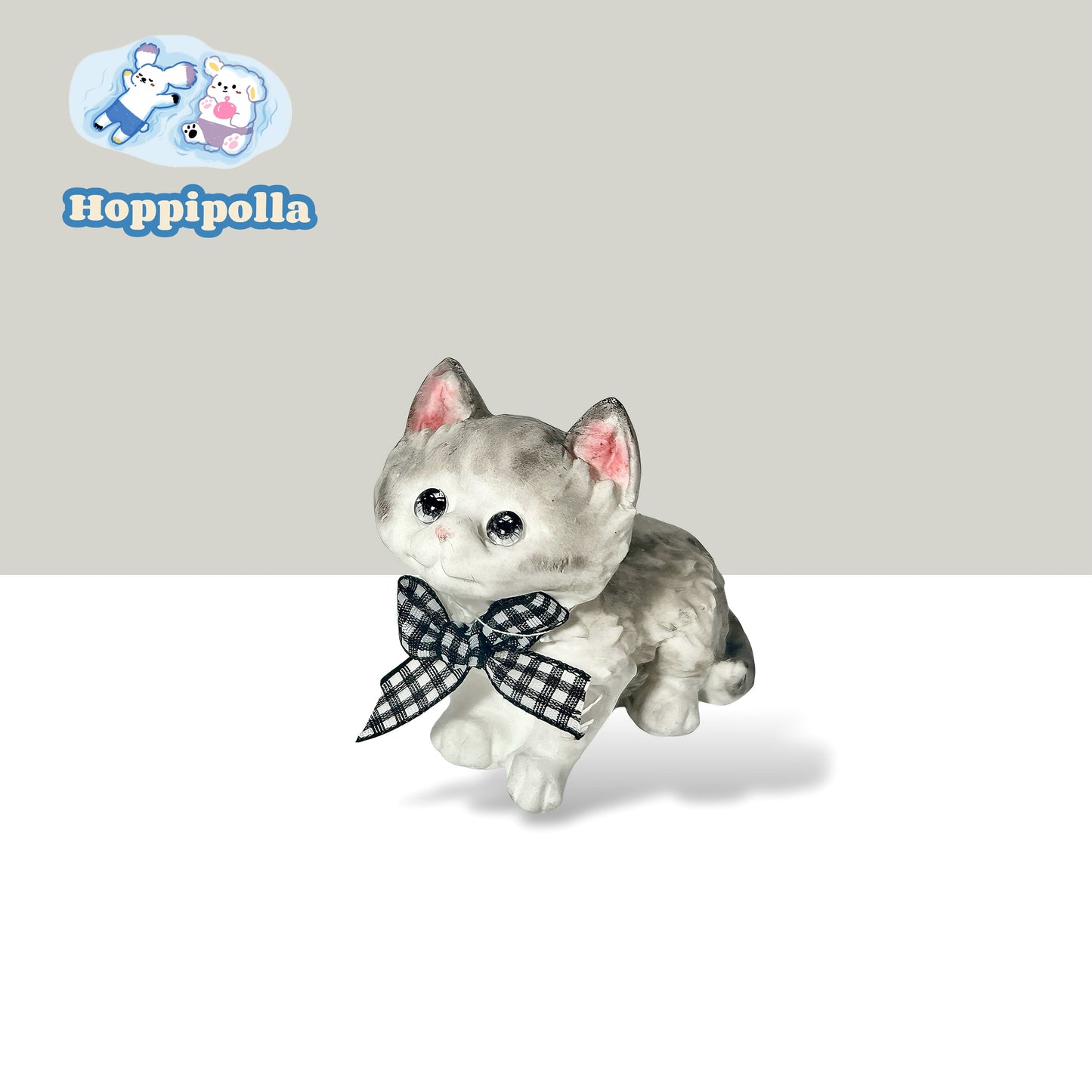 Grey Cat squishy-Hoppipolla