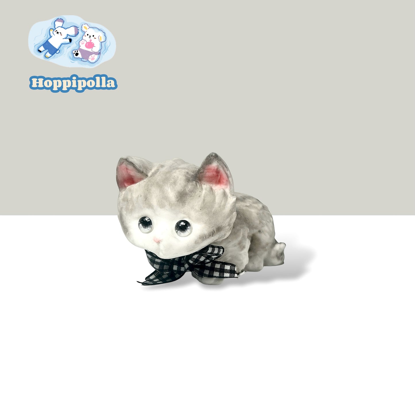 Grey Cat squishy-Hoppipolla