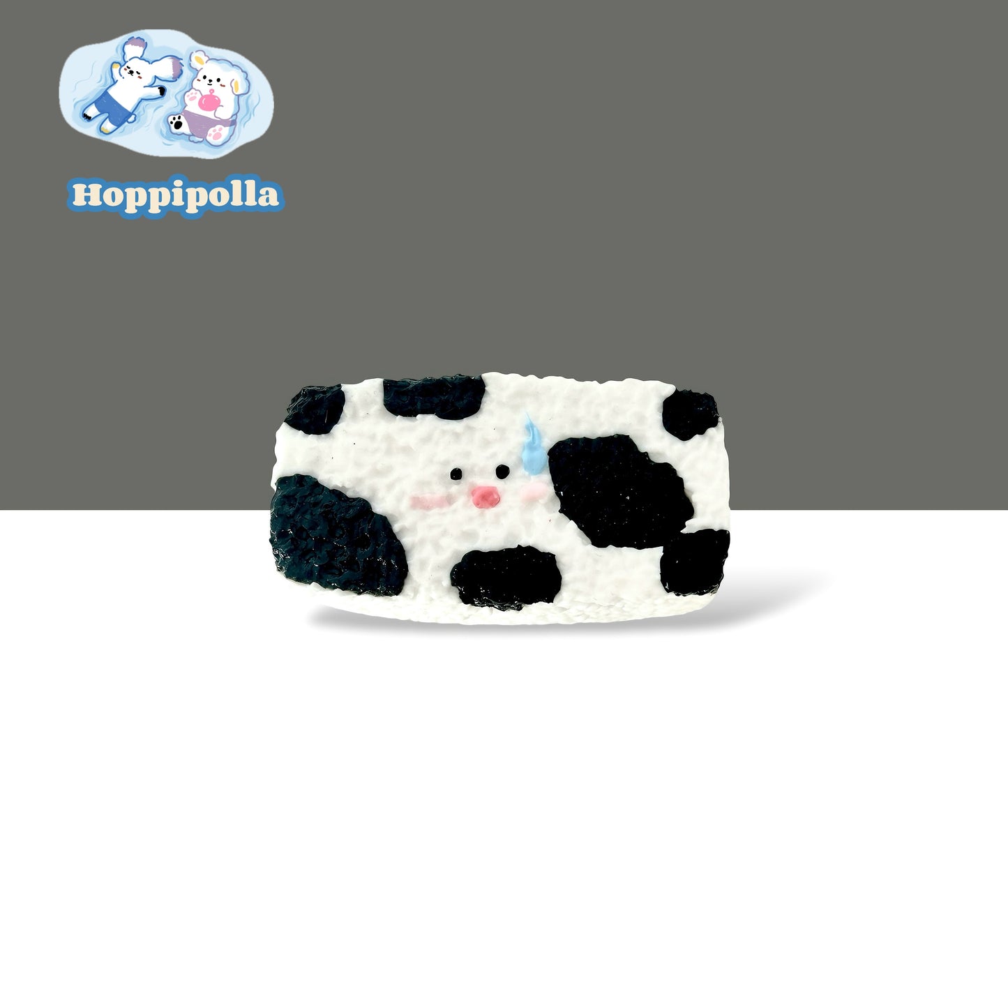 Cow pattern rice squishy-Hoppipolla
