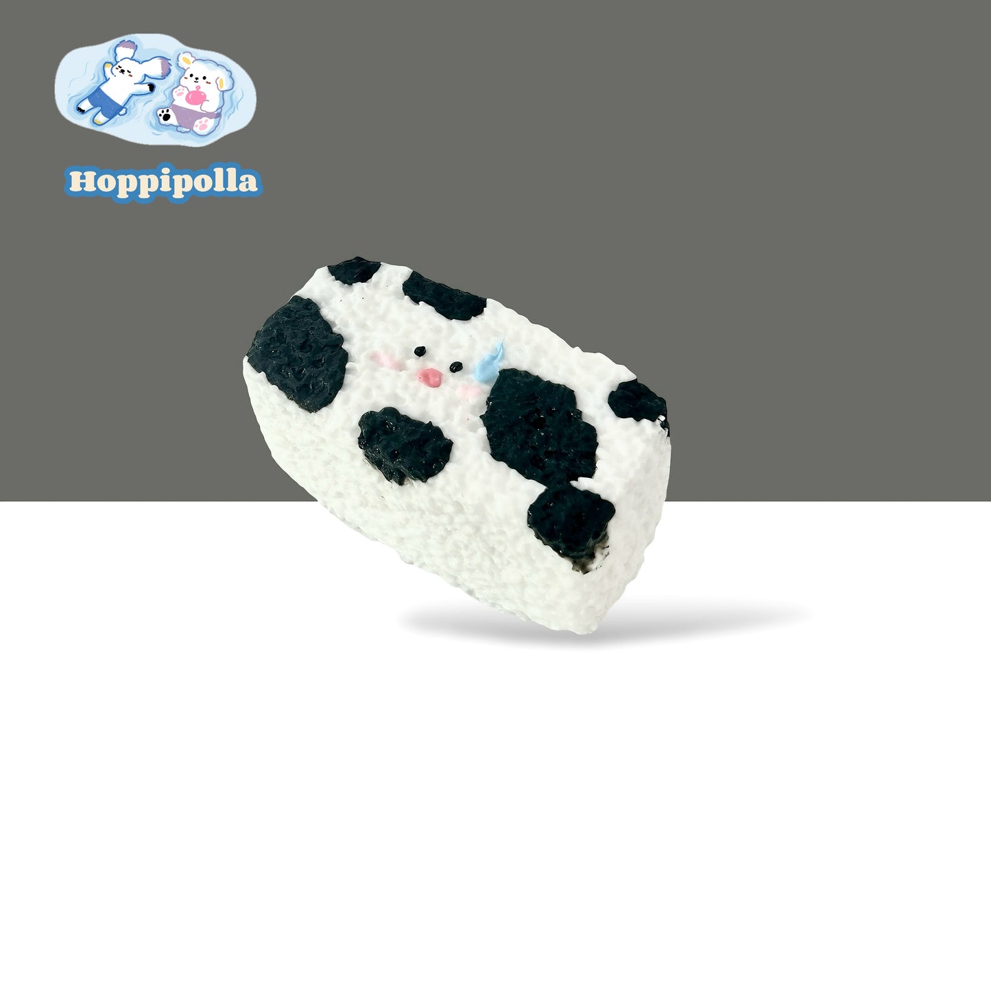 Cow pattern rice squishy-Hoppipolla