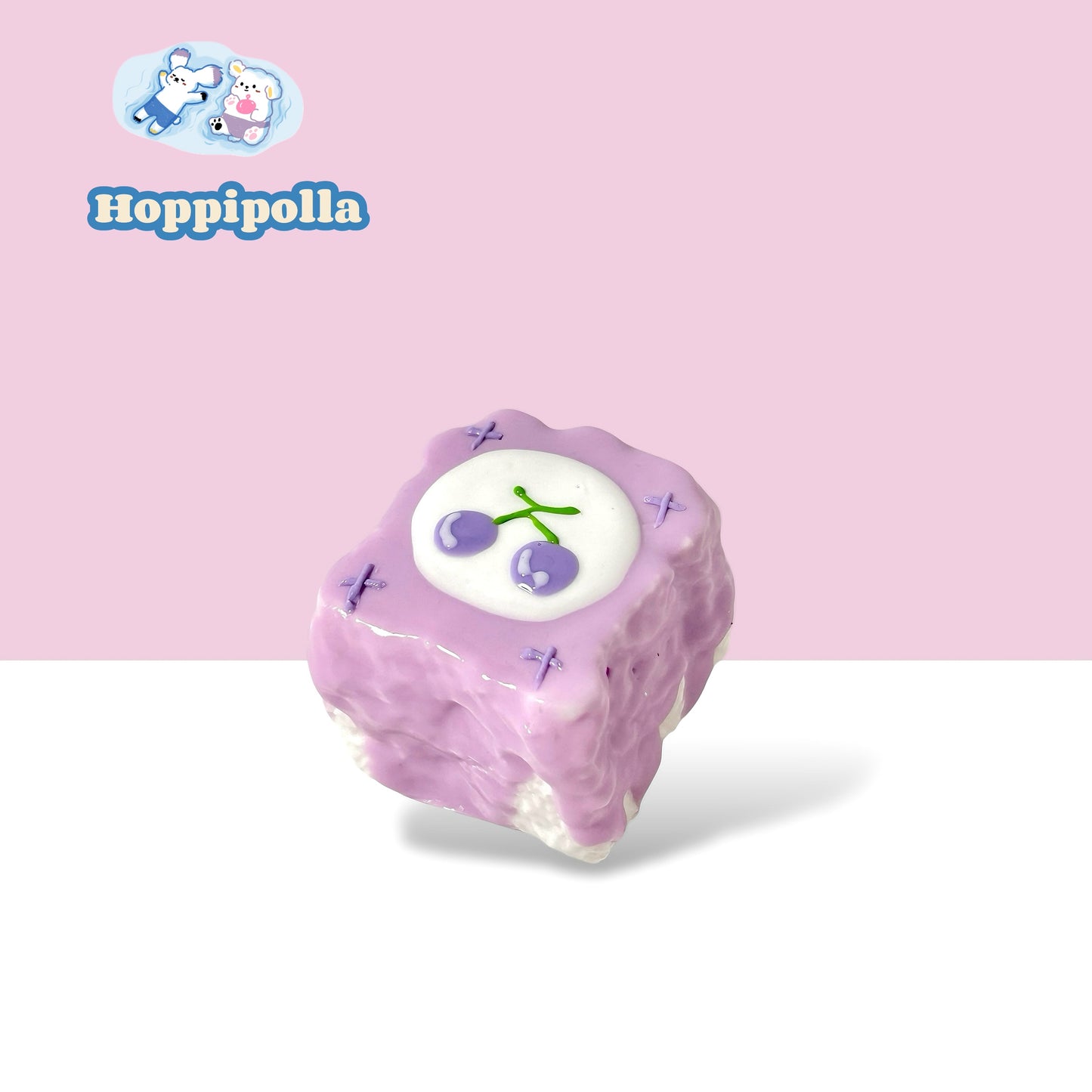 Purple cherry cake