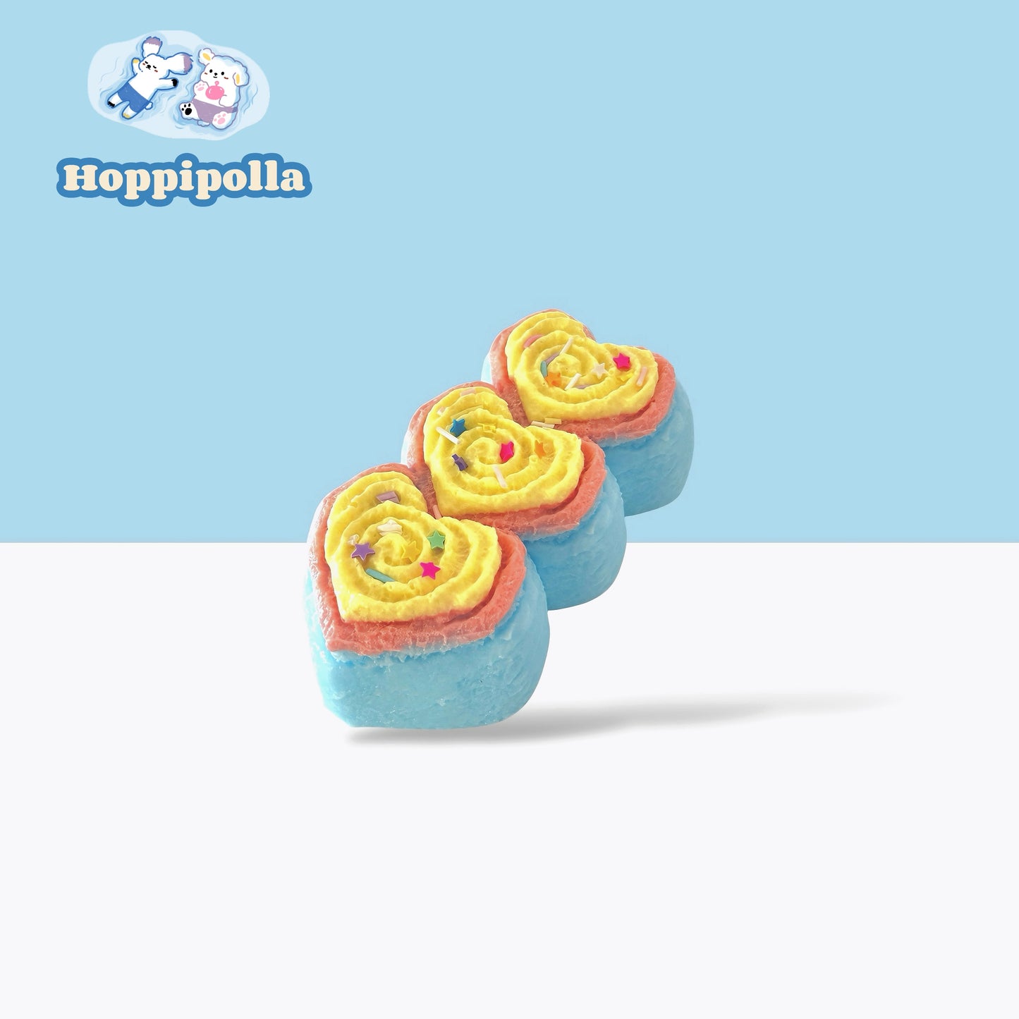 Triple heart squishy-Hoppipolla
