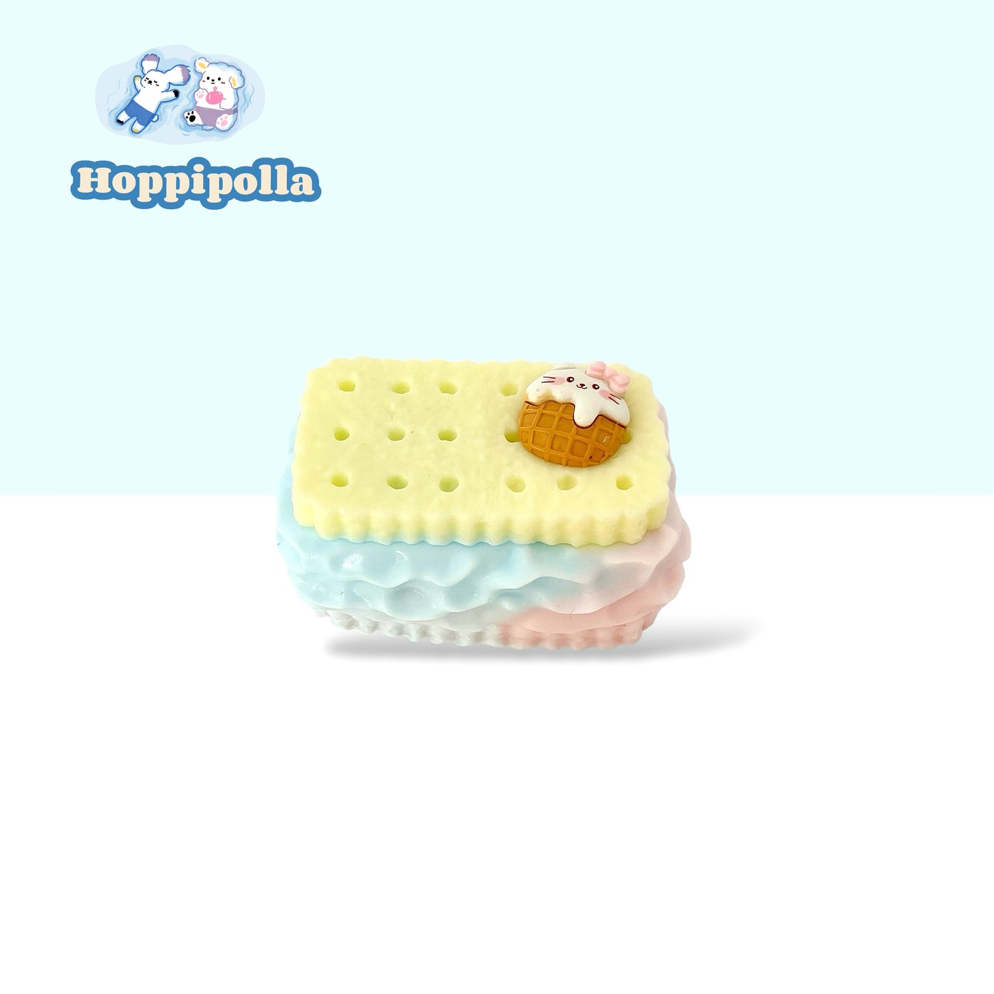 Pastel sandwich cookie squishy-Hoppipolla