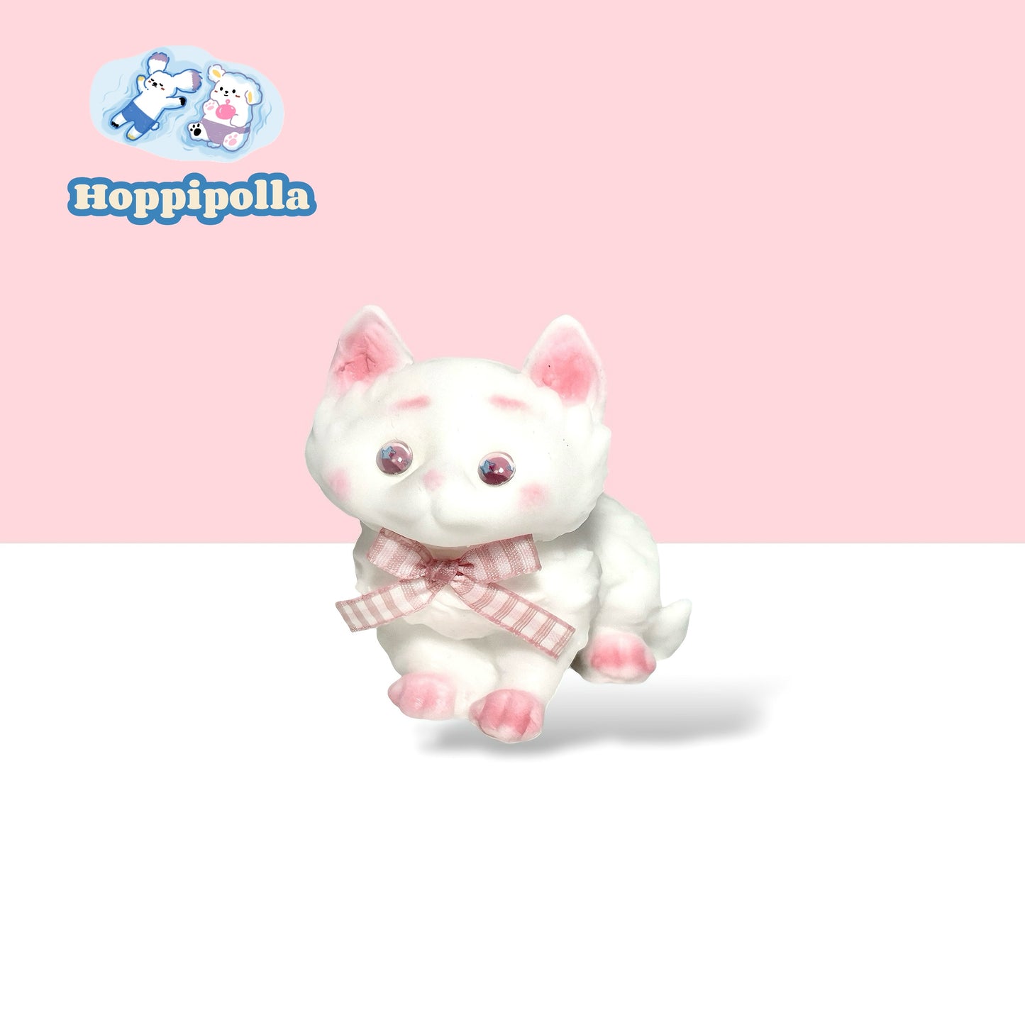 Pink kitten squishy-Hoppipolla