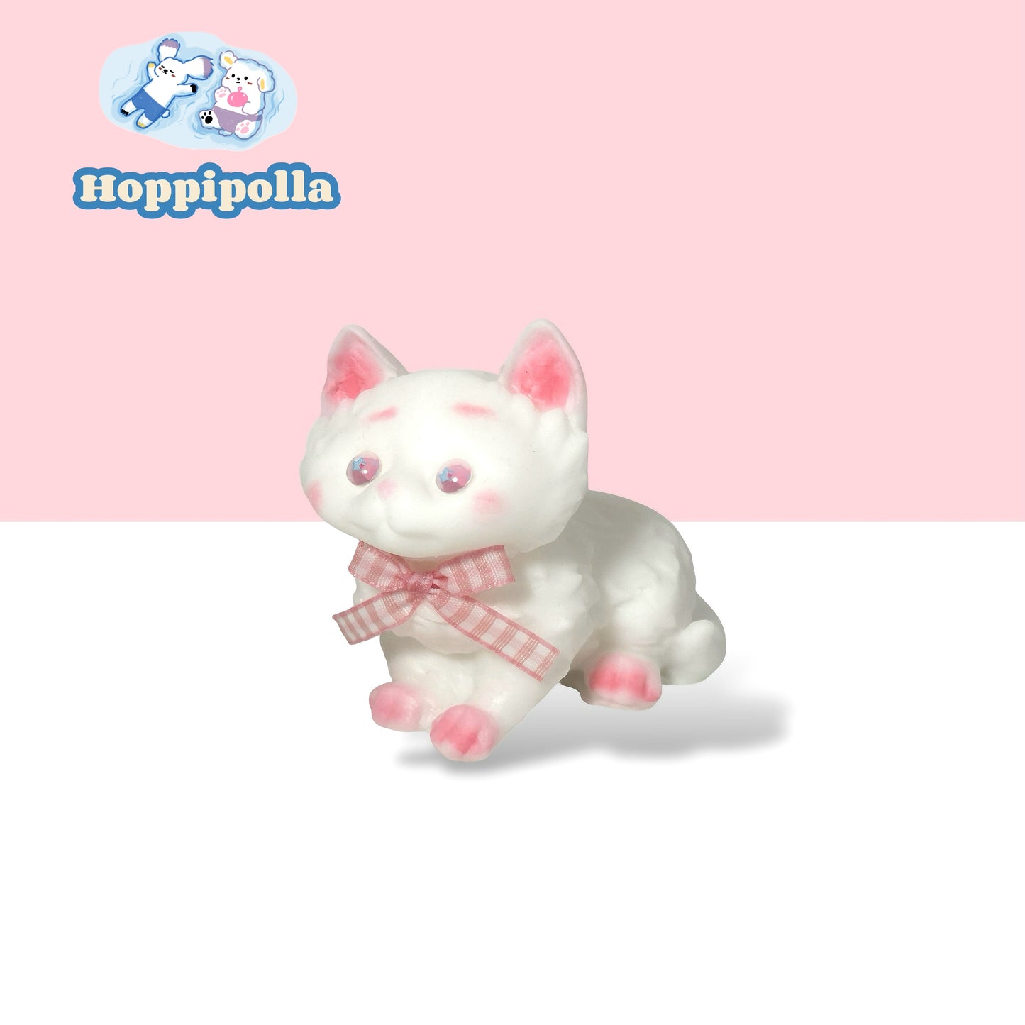 Pink kitten squishy-Hoppipolla