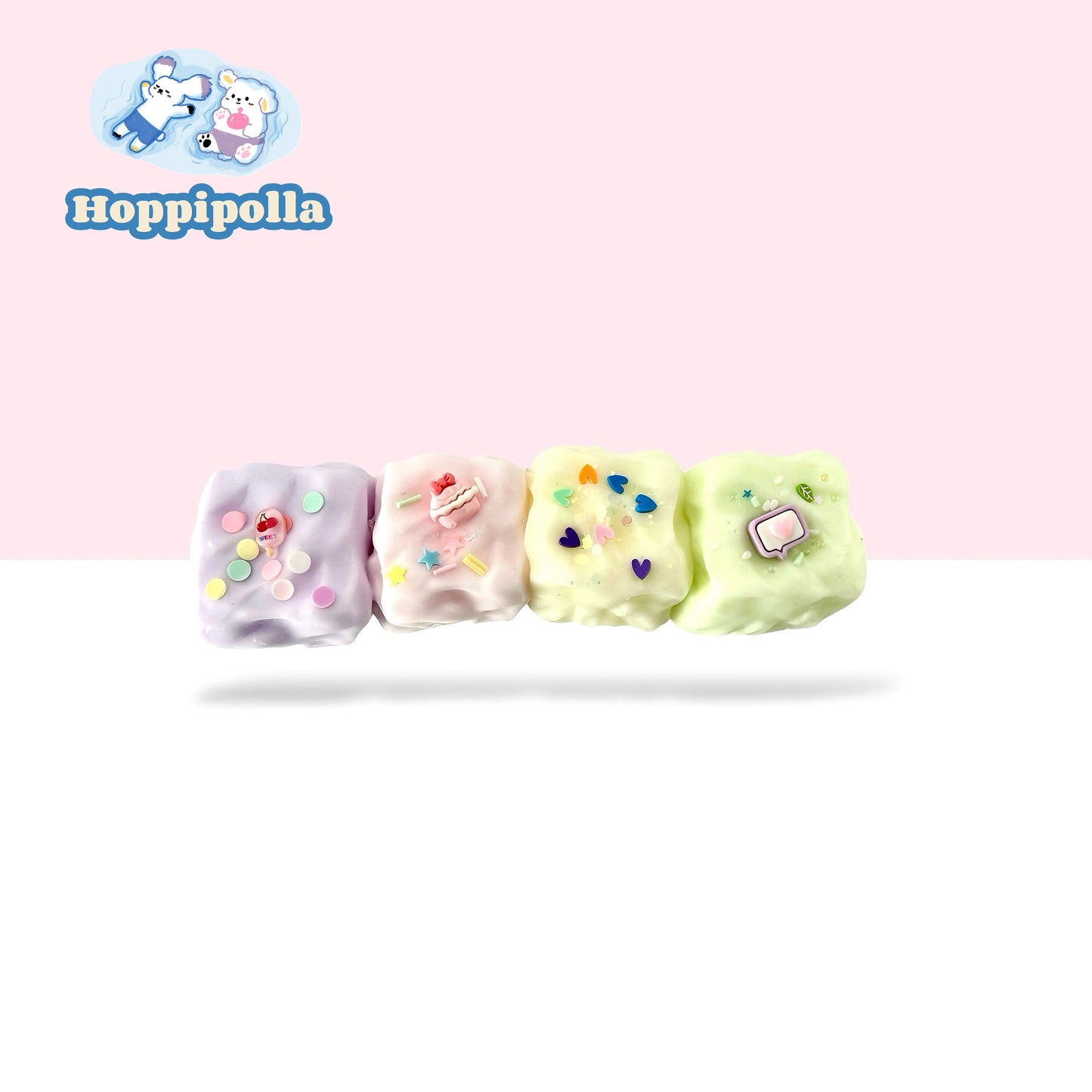 Cream cubes squishy toy-Hoppipolla