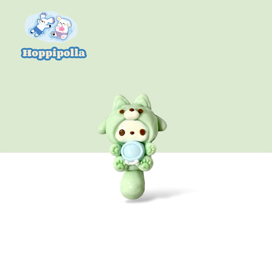 Green big tail puppy squishy-Hoppipolla