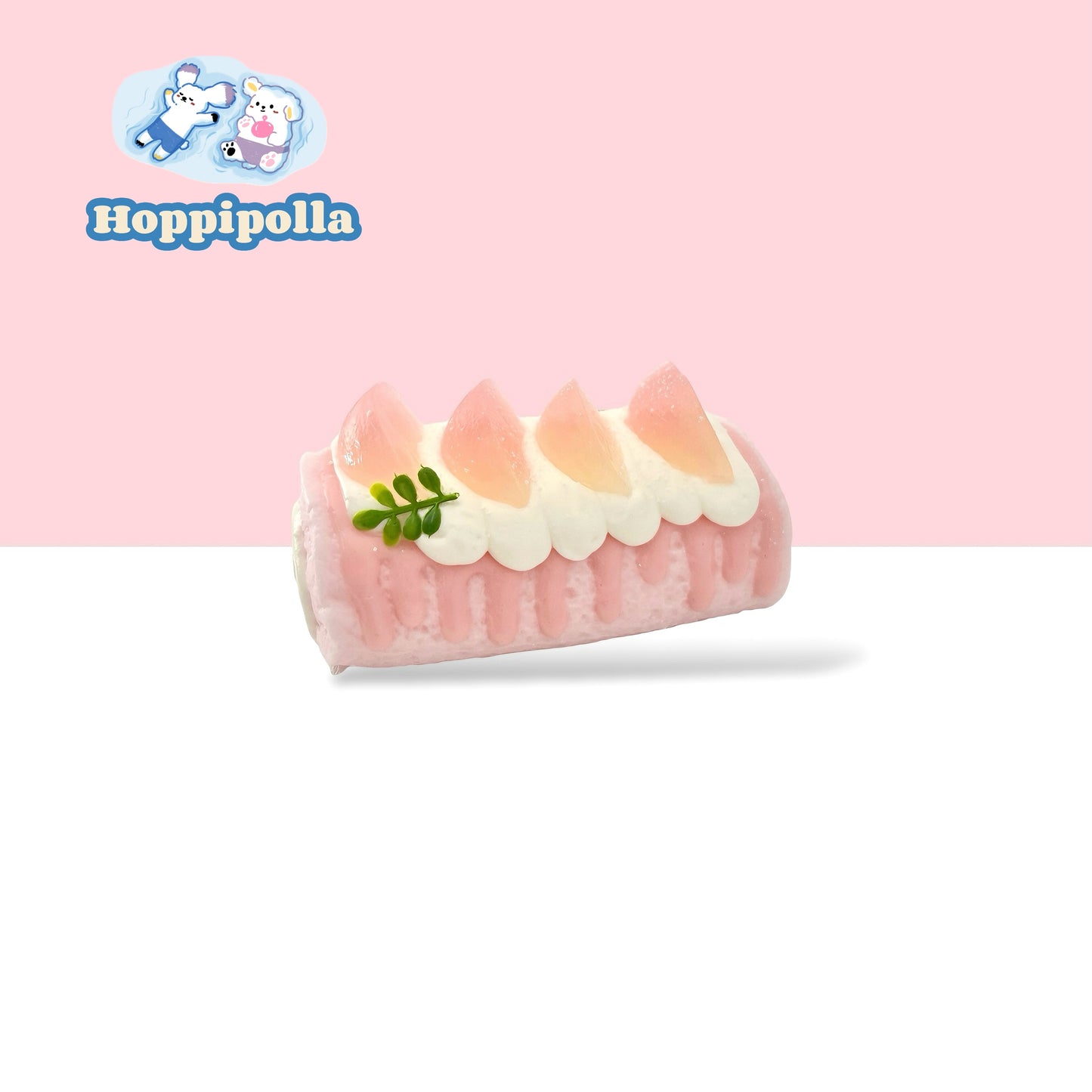 Peach roll cake squishy-Hoppipolla