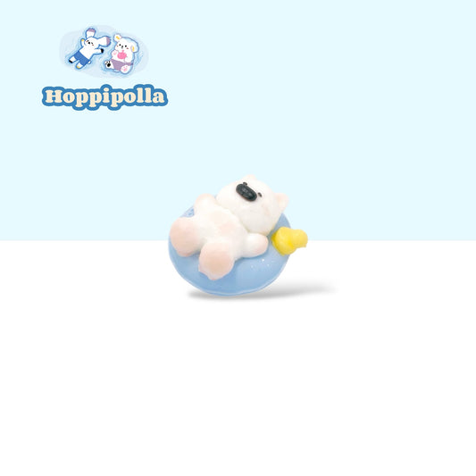 Westie float ring squishy-Hoppipolla