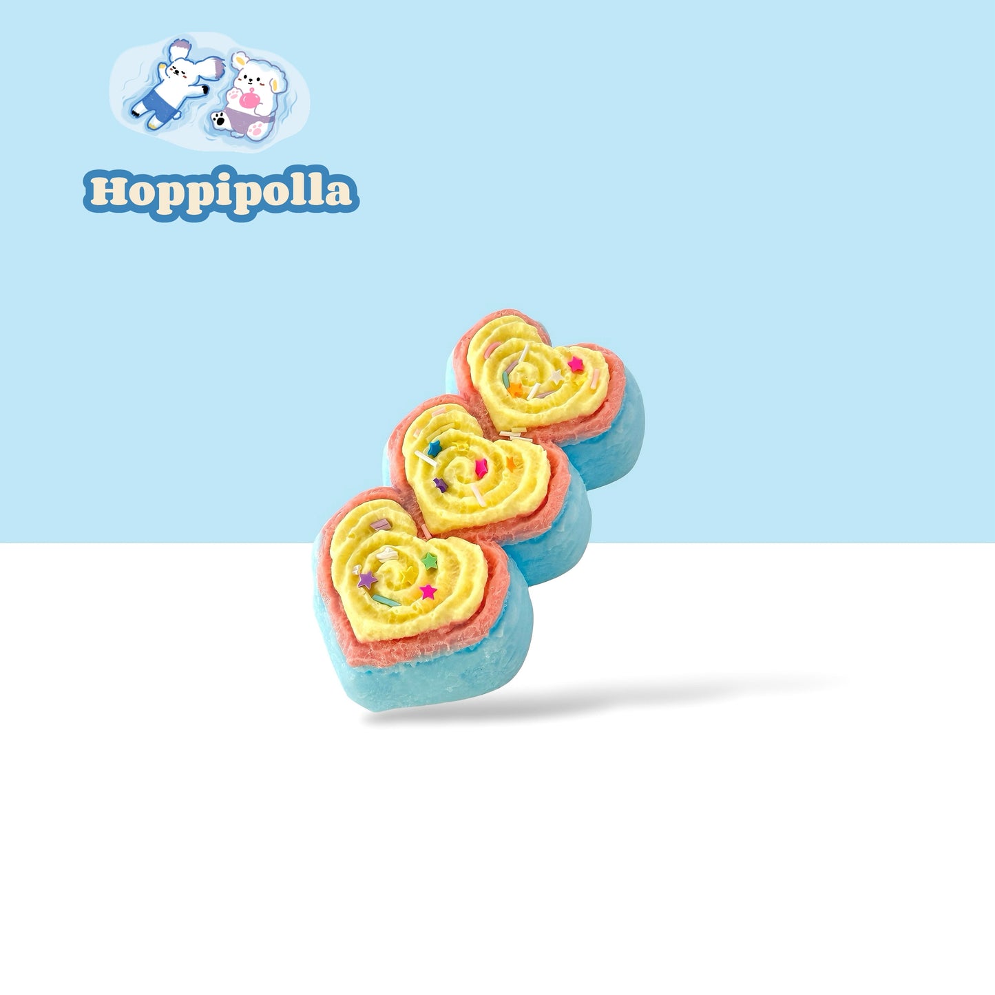 Triple heart squishy-Hoppipolla