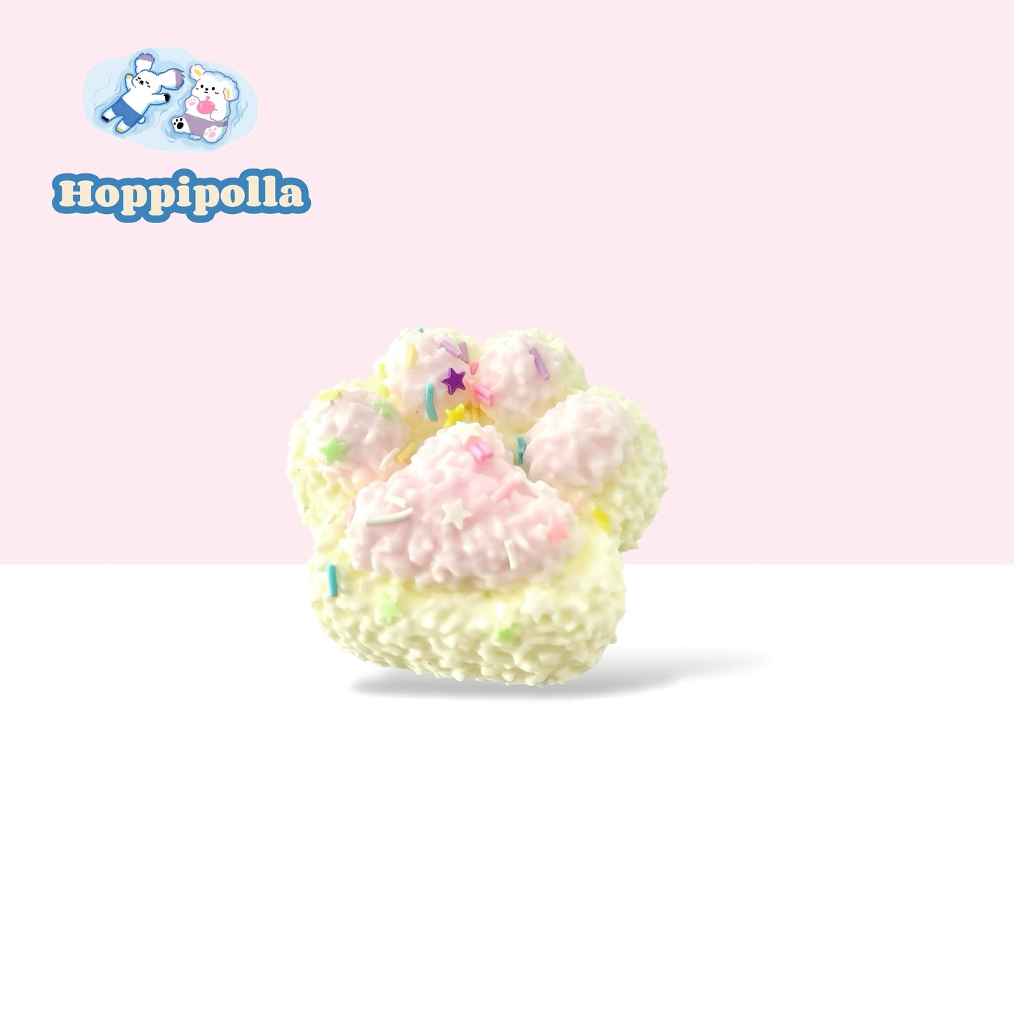 Cream Cat paw squishy-Hoppipolla